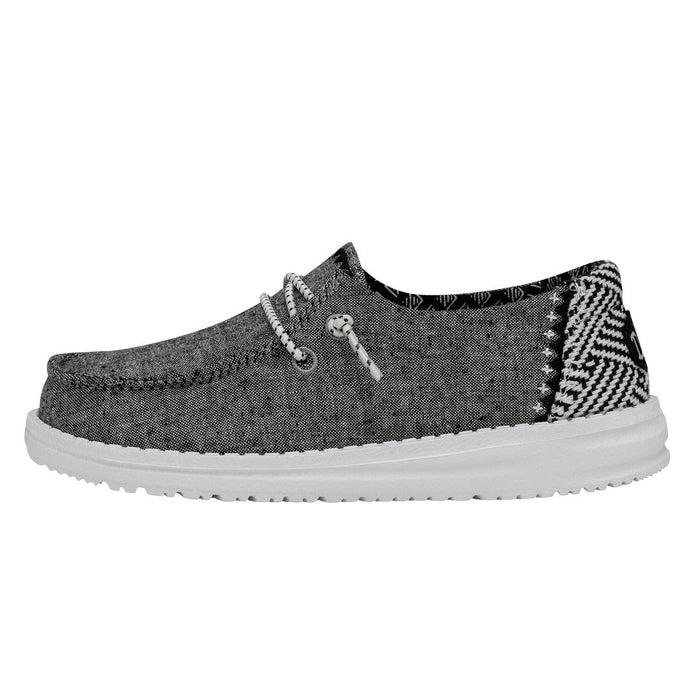HEY DUDE WENDY YOUTH CHAMBRAY KIDS' Sneakers & Athletic Shoes Hey Dude 