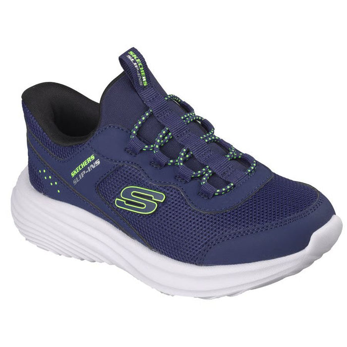 SKECHERS SLIP-INS BOUNDER PRO KIDS' Sneakers & Athletic Shoes SKECHERS NAVY 10.5 