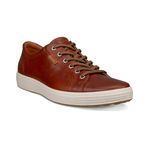 ECCO SOFT 7 SNEAKER MEN'S Sneakers & Athletic Shoes Ecco COGNAC 39 M