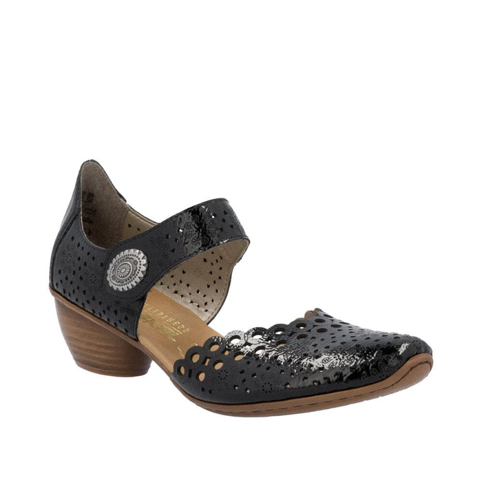 RIEKER MIRJAM 43753 Heels Rieker - Remonte BLACK PATENT 36 