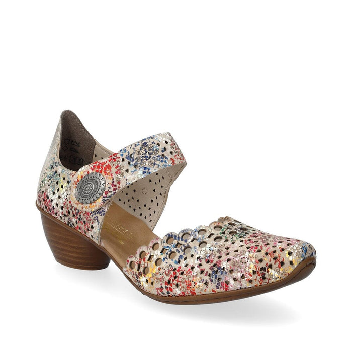 RIEKER MIRJAM 43753 Heels Rieker - Remonte BEIGE MULTI 36 