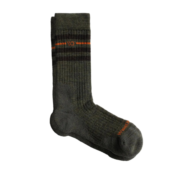WIDE OPEN VINTAGE STRIPE CUSHIONED CREW SOCKS MEN'S Apparel Wide Open FOREST M 