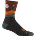 SPACED OUT SOCKS Darn Tough WALNUT M 