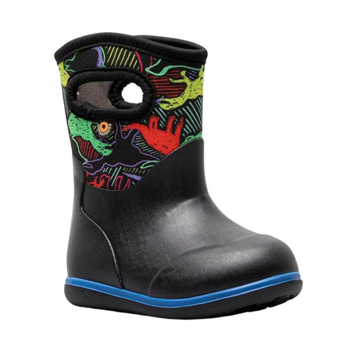 BOGS BABY CLASSIC TODDLER RAINBOOTS Boots Bogs BLK MULTI NEON DINO 4 
