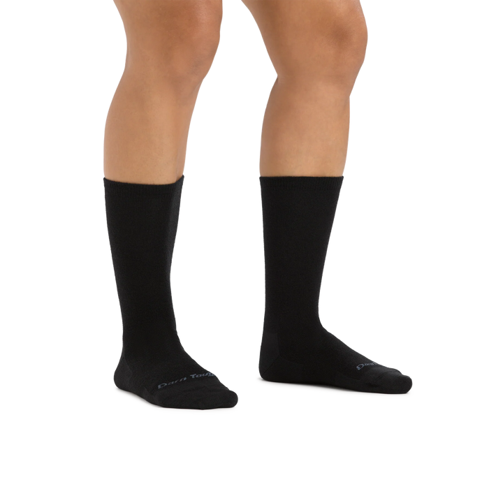 DARN TOUGH SOLID BASIC CREW LIGHTWEIGHT LIFESTYLE SOCK WOMEN'S Apparel Darn Tough 
