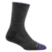 DARN TOUGH SOLID BASIC CREW LIGHTWEIGHT LIFESTYLE SOCK WOMEN'S Apparel Darn Tough CHARCOAL S 