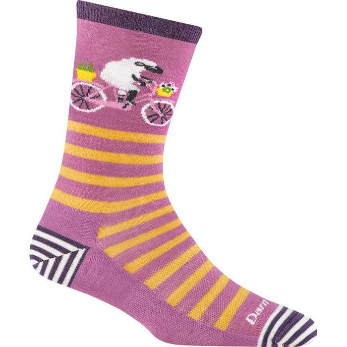 DARN TOUGH ANIMAL HAUS CREW LIGHTWEIGHT LIFESTYLE SOCK WOMEN'S Apparel Darn Tough LILAC S 