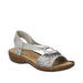 SANDAL W/BACKSTRAP 60880-00 60880-90 WOMEN'S SANDALS Rieker - Remonte 