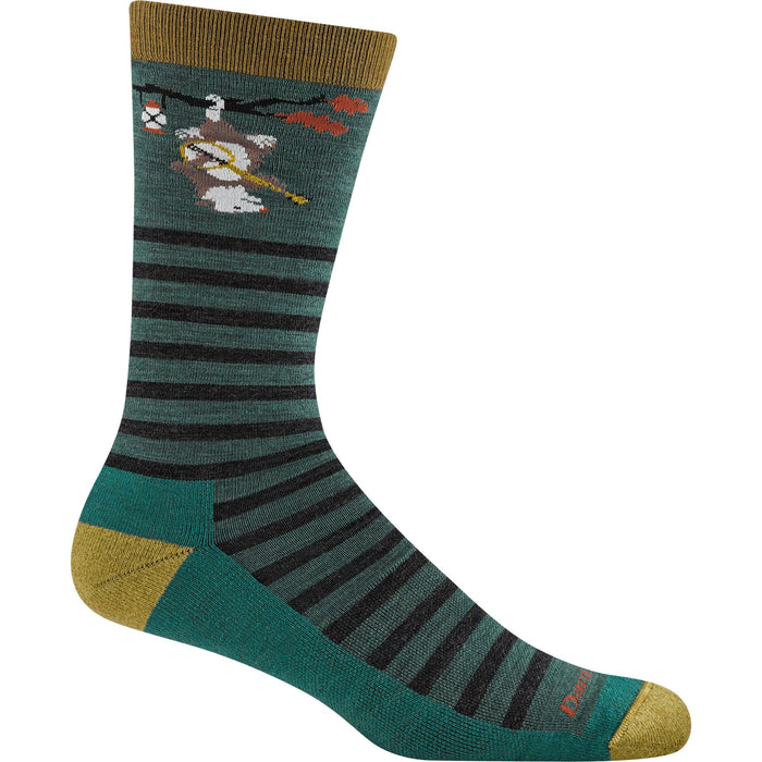 DARN TOUGH WILD LIFE CREW LIGHTWEIGHT LIFESTYLE SOCK MEN'S Apparel Darn Tough FOX TEAL M 
