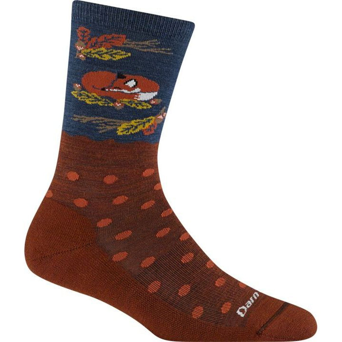 DARN TOUGH WILD LIFE CREW LIGHTWEIGHT LIFESTYLE SOCK WOMEN'S Apparel Darn Tough FOX FOLIAGE S 