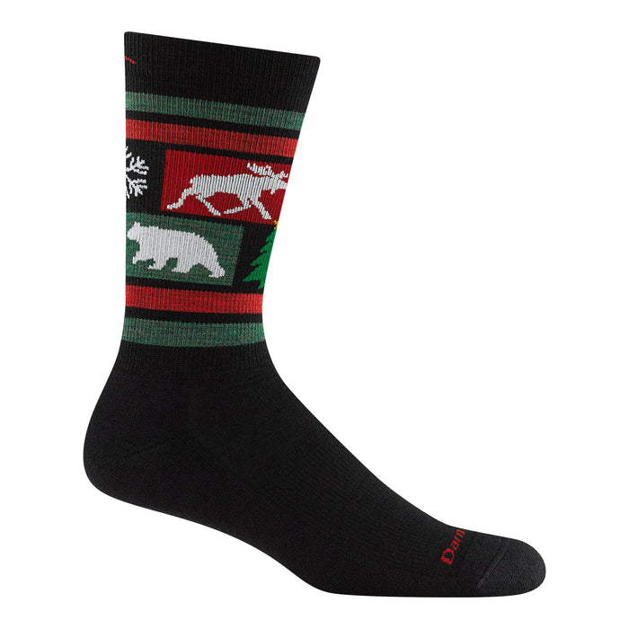 DARN TOUGH WINTERLANDIA LIGHTWEIGHT LIMITED EDITION CREW SOCK MEN'S - MISSING FEATURES Apparel Darn Tough 