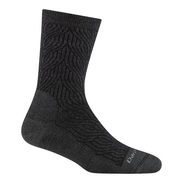DARN TOUGH CABLE LIGHTWEIGHT CREW SOCKS WOMEN'S - MISSING FEATURES Apparel Darn Tough CHARCOAL S 