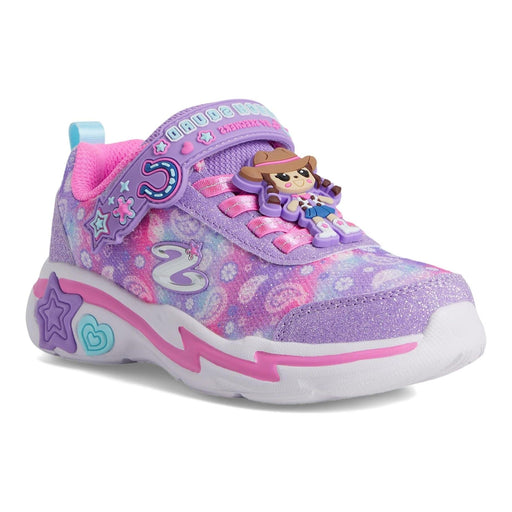 SKECHERS S-LIGHTS: SNUGGLE SNEAKS KIDS' Sneakers & Athletic Shoes SKECHERS LAVENDER/MULTI 10.5 