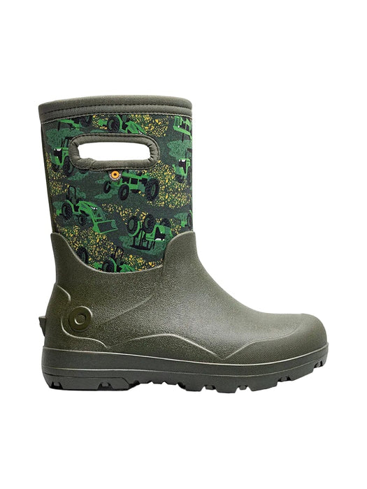 BOGS YORK SEAMLESS KIDS' Boots Bogs DK GREEN MULTI 11 