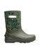 BOGS YORK SEAMLESS KIDS' Boots Bogs DK GREEN MULTI 11 