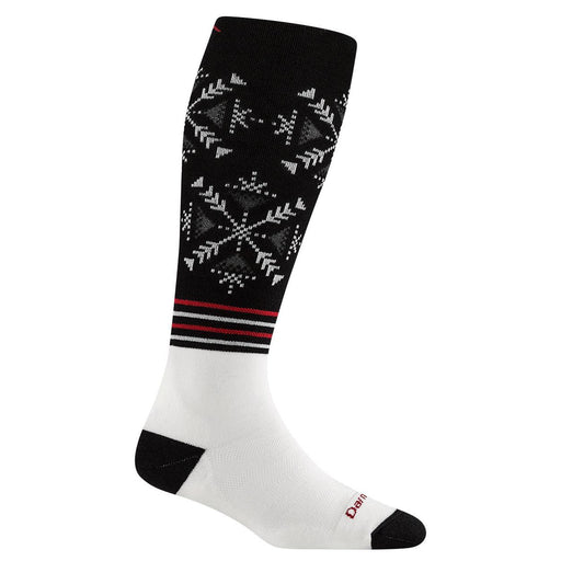 DARN TOUGH SNOWFALL OVER-THE-CALF MIDWEIGHT SKI & SNOWBOARD SOCK WOMEN'S - MISSING FEATURES Apparel Darn Tough BLACK S 