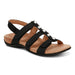 VIONIC AMBER PEARL SANDAL MEDIUM AND WIDE Sandals Vionic BLACK 5 MEDIUM