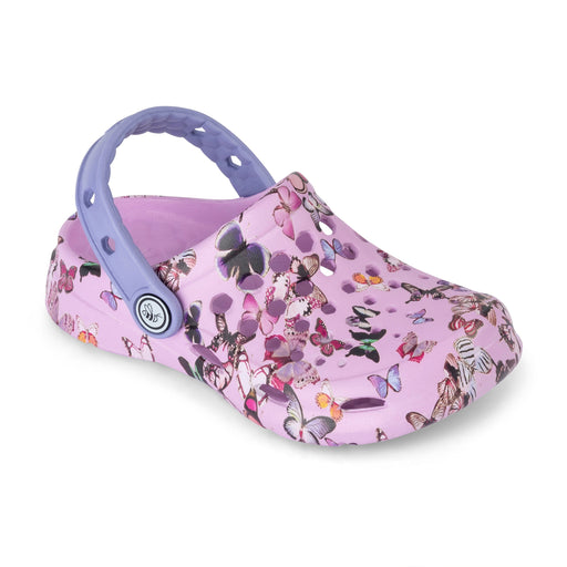 JOYBEES ACTIVE CLOG GRAPHICS KIDS' Clogs Joybees LAVENDER BUTTERFLY 4/5 