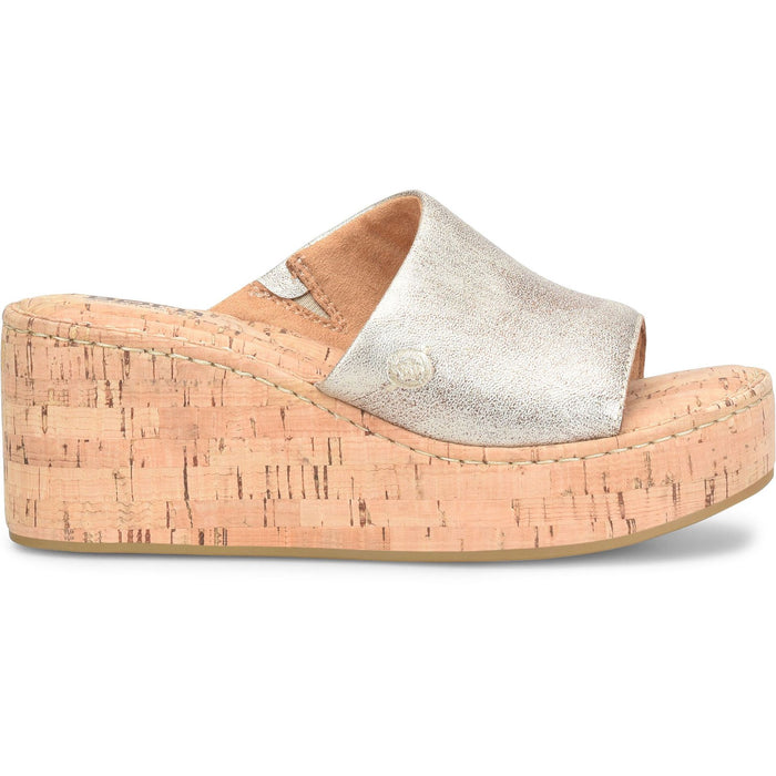 SHILO SANDAL WOMEN'S SANDALS Born LT GOLD MET 6 