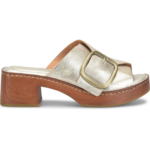 BANGLE SANDAL WOMEN'S SANDALS Born LT GOLD MET 6 