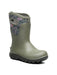BOGS CLASSIC SEAMLESS MID CHICKEN PARTY Boots Bogs OLIVE MULTI 6 