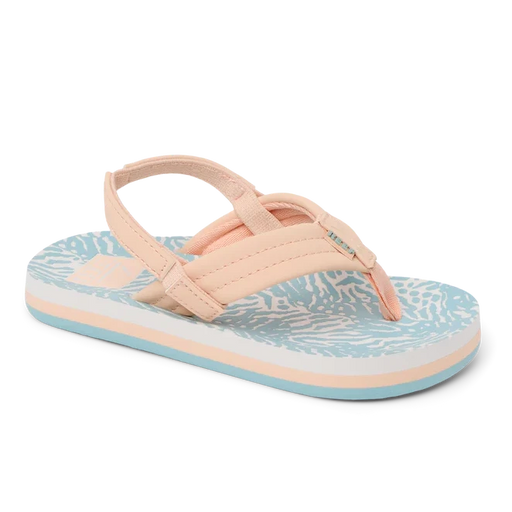 REEF LITTLE AHI KIDS' Sandals Reef PEACH/BLUE ANIMAL 3 