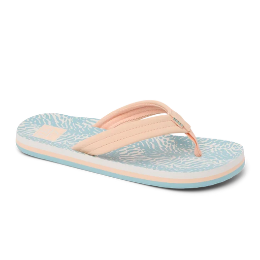 REEF AHI KIDS' Sandals Reef PEACH/BLUE ANIMAL 13 