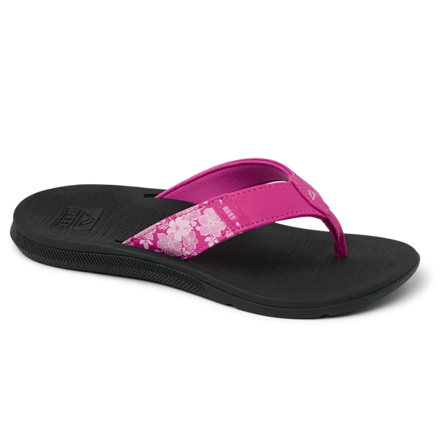 REEF SANTA ANA Sandals Reef FUCHSIA RED/BLK 5 
