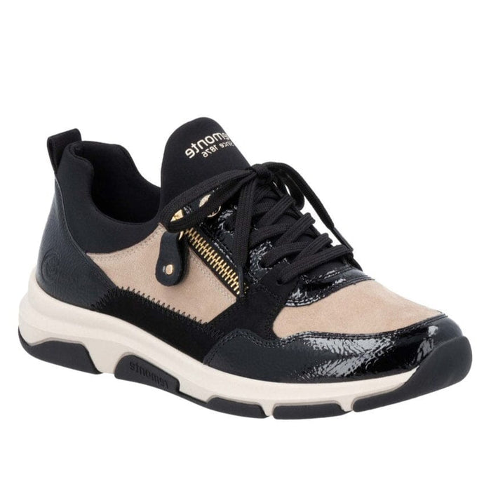 D1S02 SORAYA SNEAKER WOMEN'S CASUAL Rieker - Remonte BLK/JUTE 36 