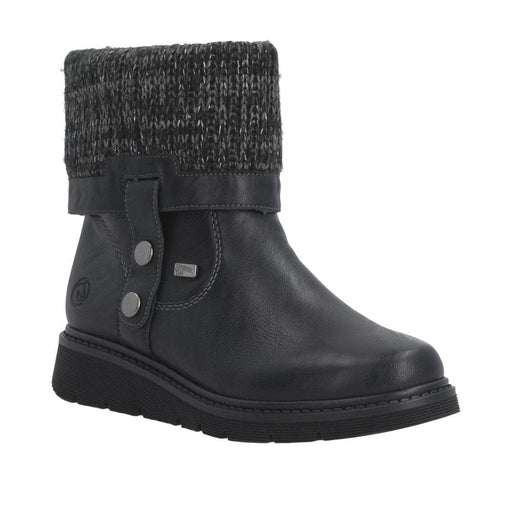 REMONTE D3976-03 Boots Rieker - Remonte SCHWARZ/GRANITE-SILBER 36 