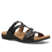 TAOS DOUBLE U Sandals Taos BLACK 6 