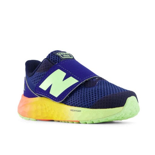 NEW BALANCE FRESH FOAM ARISHI V4 BUNGEE LACE KIDS' Sneakers & Athletic Shoes New Balance BLUE OYSTER/AFTERGLOW 4 M