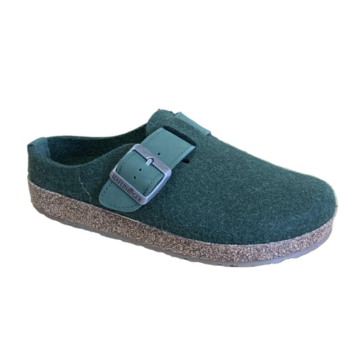 HAFLINGER GRIZZLY BUCKLE CLOG UNISEX Clogs Haflinger SPRUCE 35 