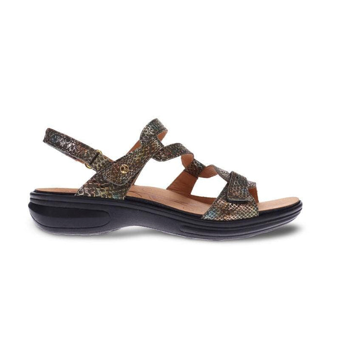 REVERE EMERALD 3 STRAP LEATHER SANDAL Sandals Revere 