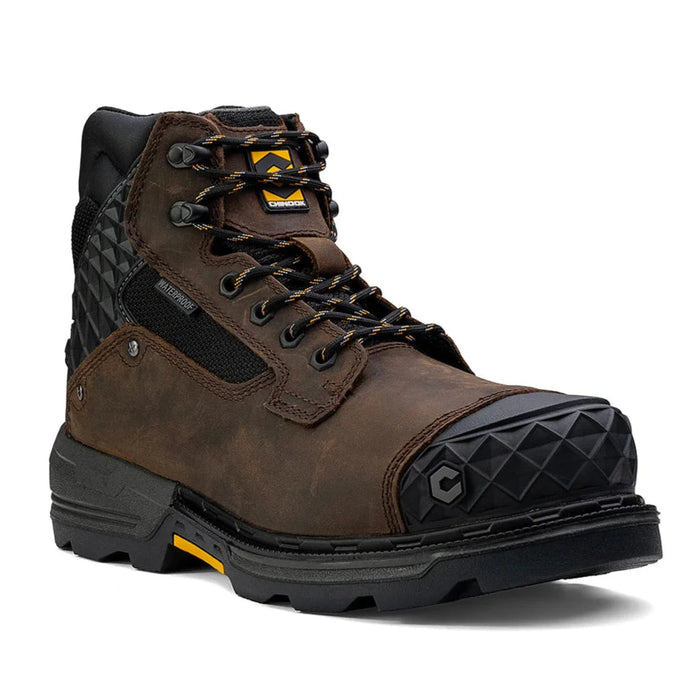 CHINOOK PALLET JACK 6" COMPOSITE TOE WATERPROOF WORK BOOT MEN'S MEDIUM AND XWIDE Boots Chinook BROWN 7.5 MEDIUM