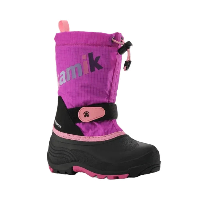 KAMIK WATERBUG 5 KIDS' MEDIUM AND WIDE Boots Kamik PINK/FOG 8 M