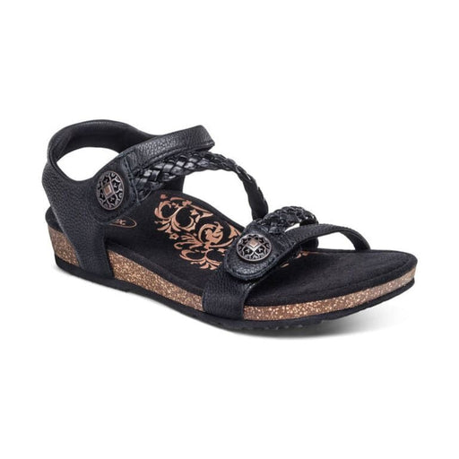 AETREX JILLIAN Sandals Aetrex BLACK 6 