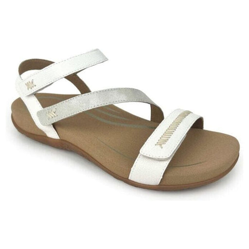AETREX GABBY ADJUSTABLE QUARTER STRAP Sandals Aetrex WHITE 35 