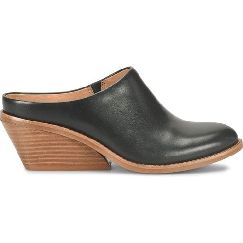 dress mule shoes for women SOFFT NICKI MULE | SLEEK LEATHER WEDGE MULE
