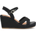 NEWBURY SANDAL WOMEN'S SANDALS Sofft BLACK JUTE 6 M