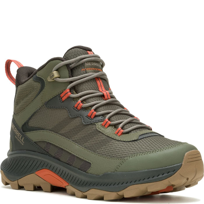 MERRELL SPEED STRIKE 2 MID WATERPROOF MEN'S MEDIUM AND WIDE Boots Merrell OLIVE 7 M