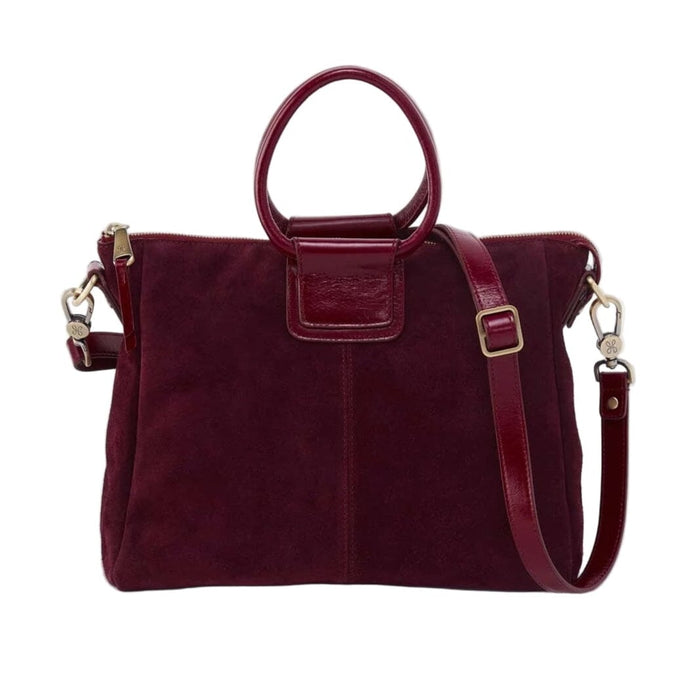 HOBO SHEILA MEDIUM SATCHEL Accessories Hobo PRAIRIE GARNET SUEDE 
