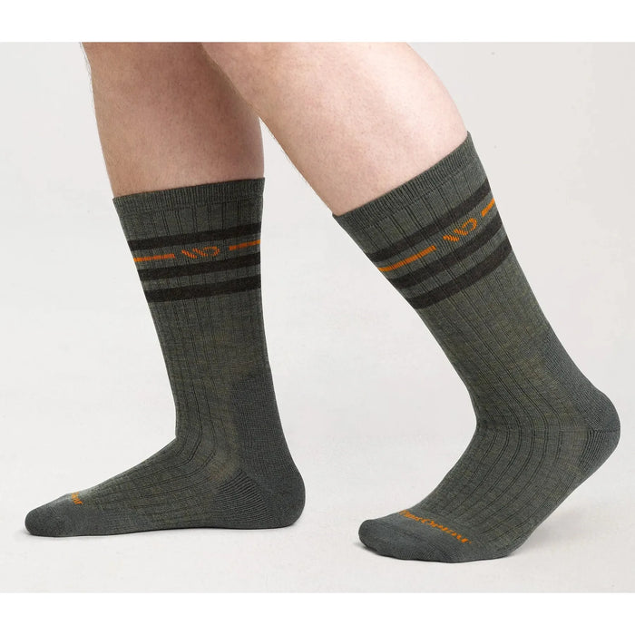 WIDE OPEN VINTAGE STRIPE CUSHIONED CREW SOCKS MEN'S Apparel Wide Open 