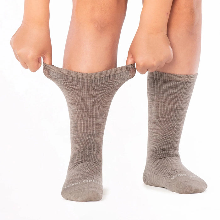WIDE OPEN SOLID LIGHTWEIGHT CREW SOCKS MEN'S Apparel Wide Open 