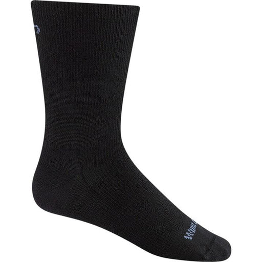 WIDE OPEN SOLID LIGHTWEIGHT BASIC CREW SOCK WOMEN'S Apparel Wide Open BLACK S 
