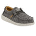 HEYDUDE WALLY YOUTH STRETCH Shoes Hey Dude TAUPE 11 M
