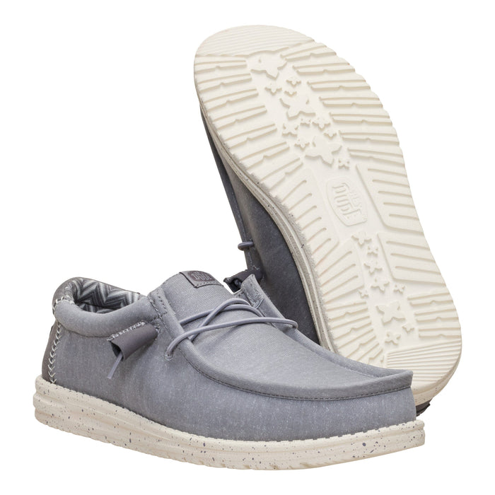 HEY DUDE WALLY STRETCH CANVAS MEN'S Sneakers & Athletic Shoes Hey Dude 
