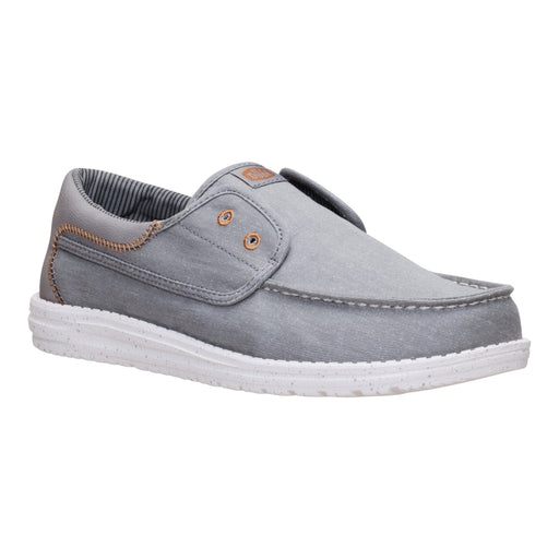 HEY DUDE WALLY CRU STRETCH CANVAS MEN'S Sneakers & Athletic Shoes Hey Dude FLANNEL GRY/MULTI 7 