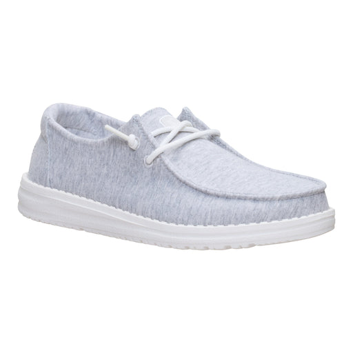 HEY DUDE WENDY STRETCH JERSEY WOMEN'S Sneakers & Athletic Shoes Hey Dude LIGHT GREY 7 