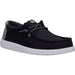 WALLY HEATHERED KNT MEN'S CASUAL Hey Dude BLK/MULTI 8 M